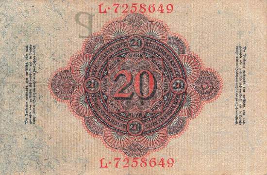 20 Mark 1914 ro.47b H/P